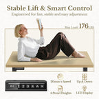 ErGear Height Adjustable Electric Standing Desk, 47.2 x 23.6 Inches Sit Stand - Image 3