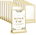 Smarpau 16 Pack 4x6 Acrylic Sign Holder by Smarpau
