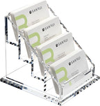 YUXUN Business Card Holder for Desk Clear Acrylic Business Cards Display Stand by Unknown