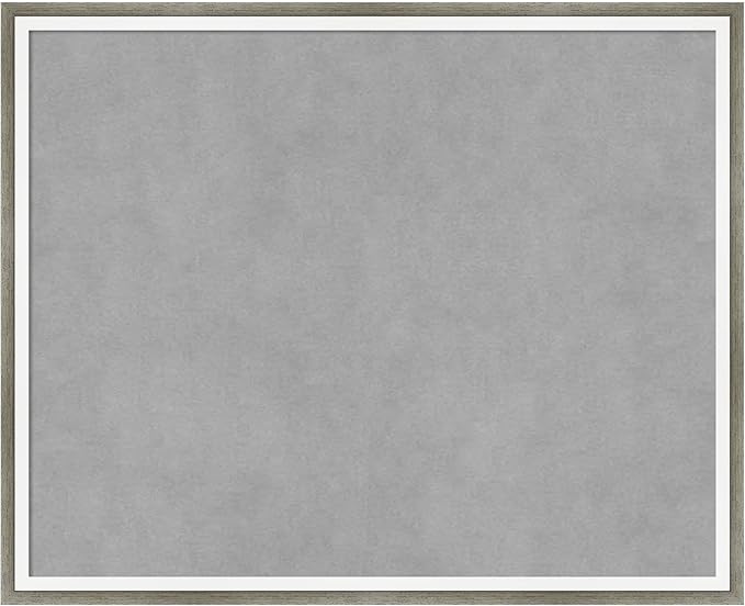 Amanti Art Silver Framed Magnetic Board 17x21 Small Vision Board by AmantiArt