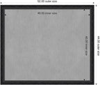 Amanti Art Black Framed Magnetic Board 44x52 Oversize Vision Board - Image 2