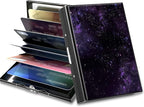 BWEGRHE Slim Credit Card Holder, Aluminum Minimalist Hard Case Pocket-Sized by BWEGRHE