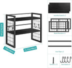 ELITEROO Desk Shelf Organizer, 2 Tier Desktop Bookshelf - Image 3