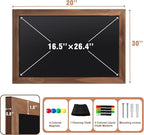 SELEAD 100% Real Wood Frame Magnetic Chalkboard Words Sign - Image 8