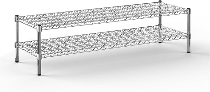 18" Deep x 54" Wide x 14" Height Wire Shelving Kit | 2-Tier | NSF Commercial by Regal+Altair