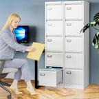 AFAIF 5 Drawer File Cabinet - Image 2