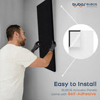 BUBOS 2 PCS Acoustic Panels, 47.2''x11.8'' Fabric Soundproof Wall Panels - Image 8