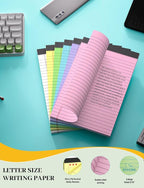 Colored Note Pads 5x8, 48 Pack Pink Small Legal Pads 5x8, College Ruled Small - Image 2