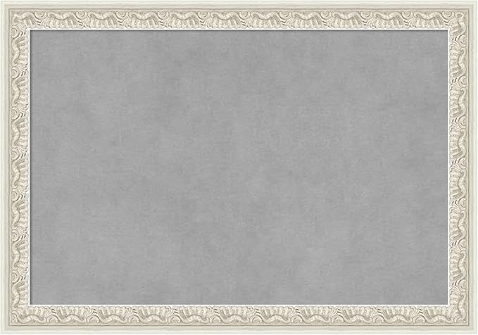 Amanti Art Silver Framed Magnetic Board 14x20 Small Vision Board by AmantiArt