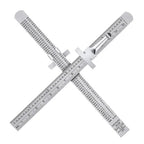 2 Pieces 6 Inch 15 cm Pocket Ruler Flexible Precision Stainless Steel Ruler by Frienda