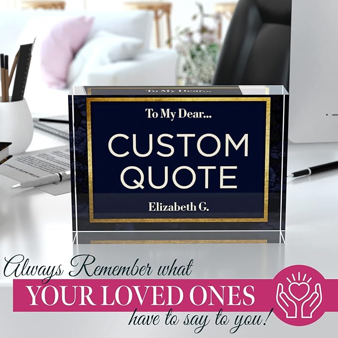 Custom Acrylic Sign Personalized, Custom Desk Name Plate, 18 Styles, - Image 5