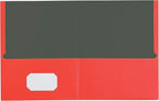 Oxford 2 Pocket Folders, Textured Paper, Contrasting Interior, Letter Size - Image 6