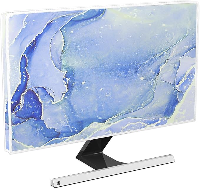 Baocicco Modern Violet Marble Waterproof TV Cover Anti-Static Dustproof by Baocicco