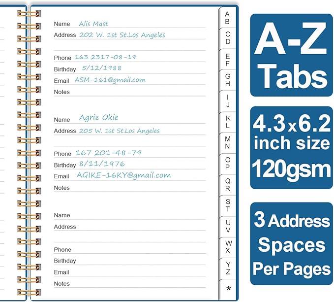 Address Book with Alphabetical Tabs - Image 3