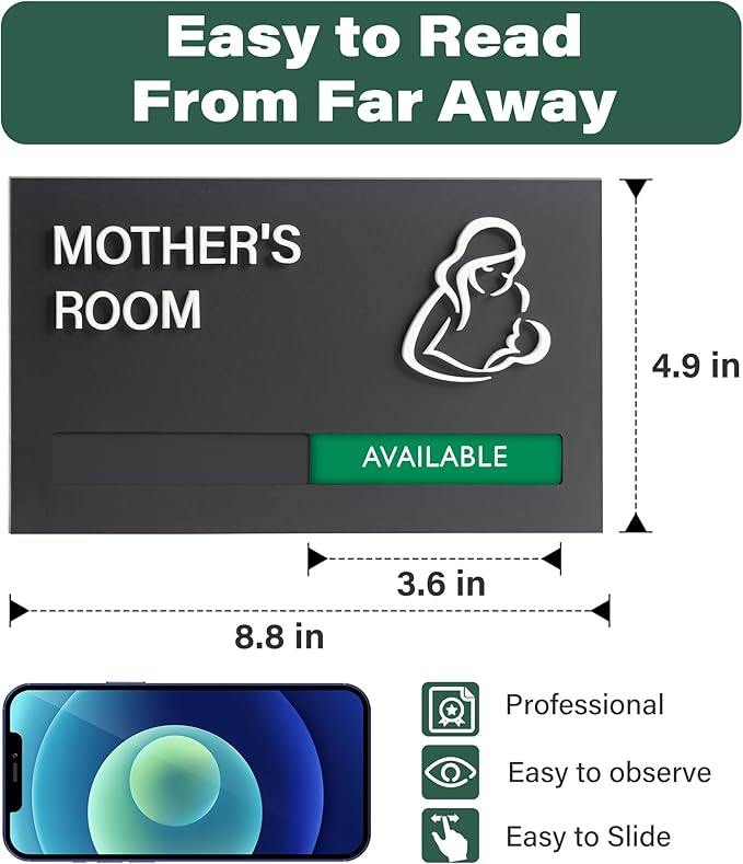 Noah Baby ""9x5 Privacy Slider Sign - Image 2
