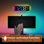 yisile 16 inch rgb led digital wall clock, package contents