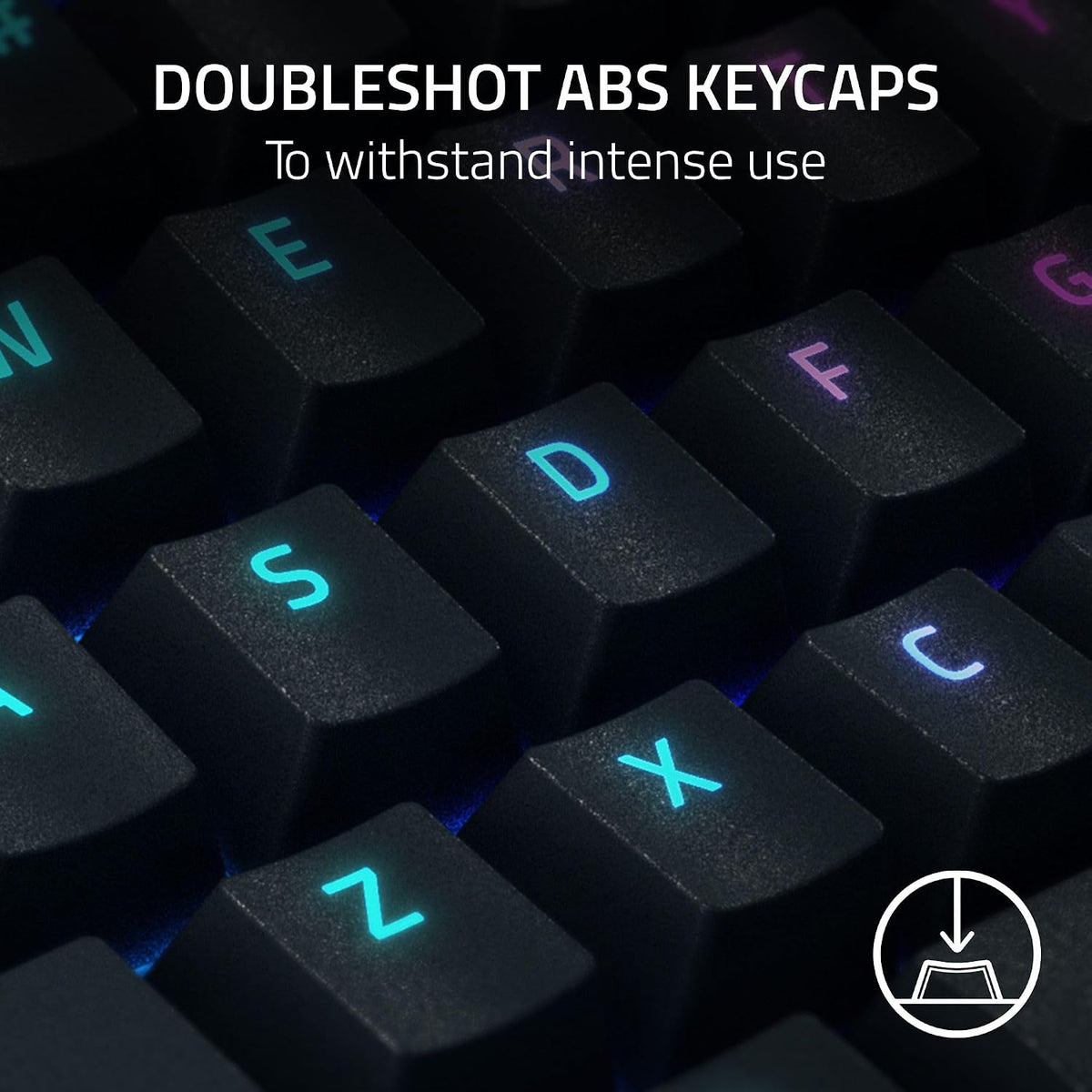 Razer BlackWidow V4 Mechanical Gaming Keyboard, Yellow Linear Switches