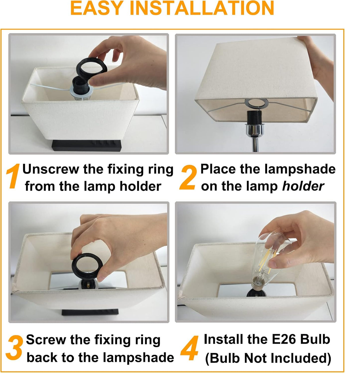 briever usb table lamp, multi-functional desk lamp with on a desk or shelf