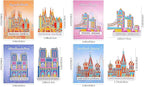 4pcs Metal Bookmarks with Transparent Design, Cute Book Marks - Image 4