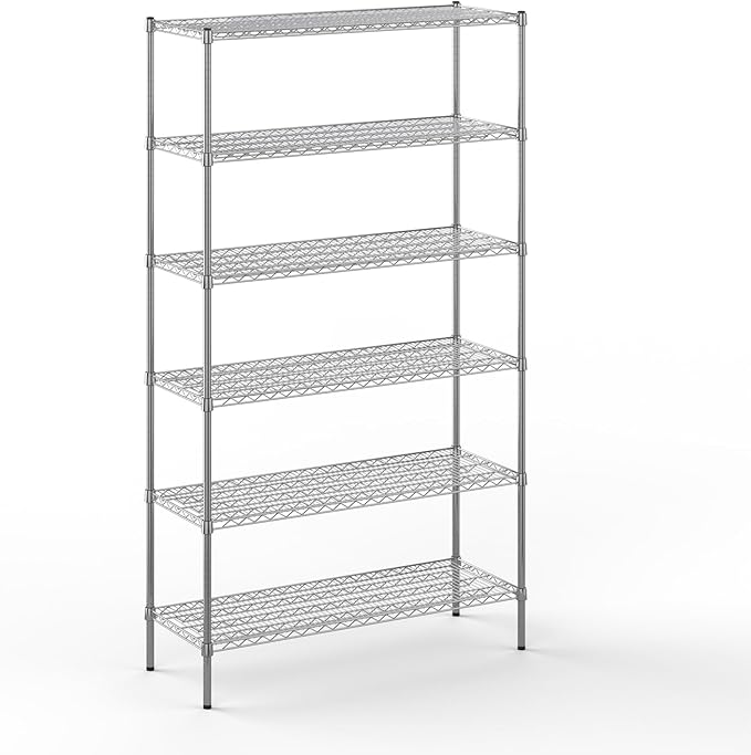 Regal Altair 18" Deep x 48" Wide x 86" Height Wire Shelving Kit | 6-Tier | NSF by Regal+Altair