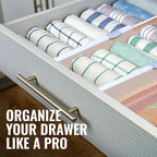 RAPTUROUS Adjustable Deep Drawer Divider – 5" Tall, Expandable 13-22", Non-Slip - Image 5