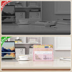 Marbrasse Mail Organizer for Desk, 3-Slot Mesh Metal Mail Holder countertop - Image 5