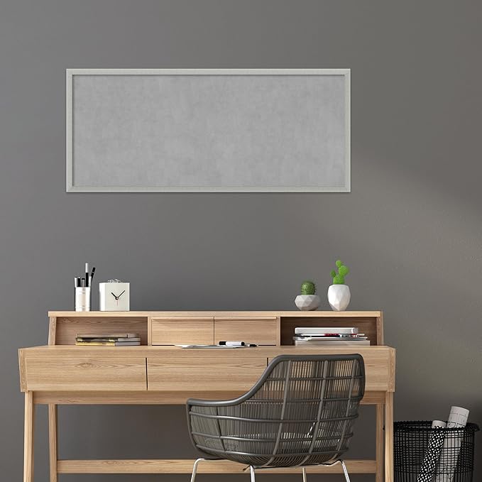 Amanti Art Silver Framed Magnetic Board 22x50 Oversize Vision Board - Image 5