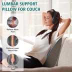 TANYOO Back Support Pillow for Recliner Soft Dual Layer Lumbar Support Pillow - Image 5
