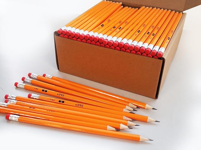 S & E TEACHER'S EDITION Woodcased #2 Pencils, Pre-sharpened, 2 HB Lead Bulk Box - Image 6