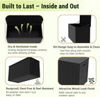 PATIOEASY Outdoor Storage Box 100GAL Waterproof Resin Deck Box, UV-Resistant - Image 5