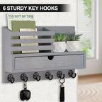 Lucundm Key Holder Wall Mount, Mail Holder - Image 8
