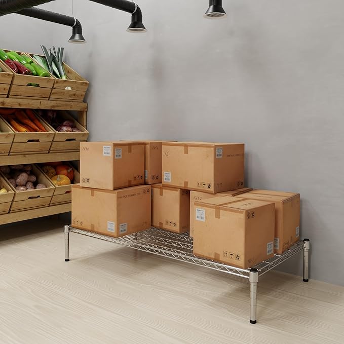 Regal Altair 24" Deep x 48" Wide x 8" Height Wire Shelving Kit | 1-Tier | NSF - Image 5