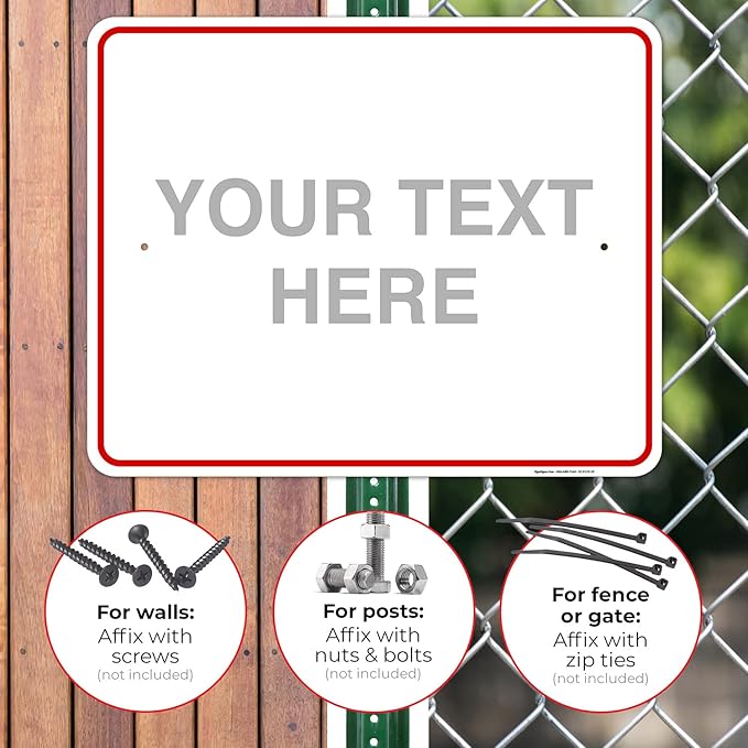Custom Sign, Personalized Metal Signs, Customize - Image 4