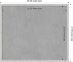 Amanti Art Silver Framed Magnetic Board 21x25 Medium Vision Board - Image 3