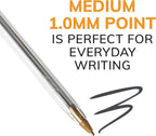 BIC Cristal Xtra Smooth Black Ballpoint Pens, Medium Point, 500-Count Box - Image 2