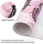 QIYI Large Mouse Pad, PU Leather Desk Blotter Protector, Waterproof Computer - Image 3
