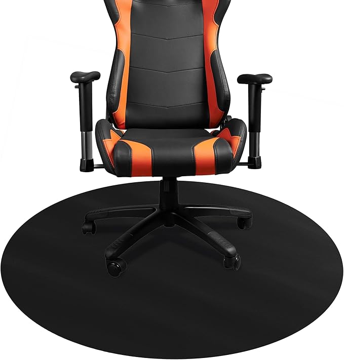 DESKU - Circle Gaming Chair Mat, Computer and Office Chair Mat by Desku
