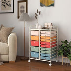 LDAILY 15 Drawer Rolling Storage Cart, Rolling Cart - Image 7