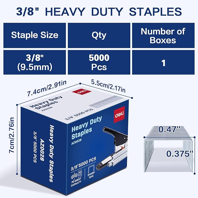 Deli Staples, Premium Heavy Duty Staples - Image 3