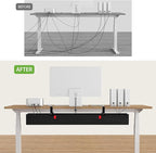 KEEGH Extra Large 48" Under Desk Cable Management Tray - Image 7