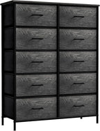 Sorbus Dresser with 10 Faux Wood Drawers - Image 6