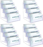 Uniclife 4 Pack Acrylic Business Card Holder by UnicLife