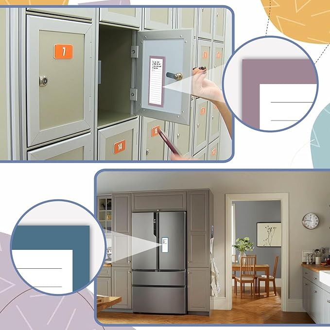 Utron 4 Pack Magnetic Notepads for Refrigerator, 50 Pages/Book Grocery List - Image 7