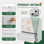 Letaya 3 Drawer File Cabinets - Image 6