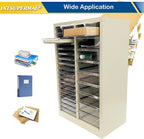 INTSUPERMAI Steel Mobile File Cabinet Combo - Partition Storage Organizer 27-Drawer for Office Home Salon, Books Toys Supplies (9M+18S Drawers)