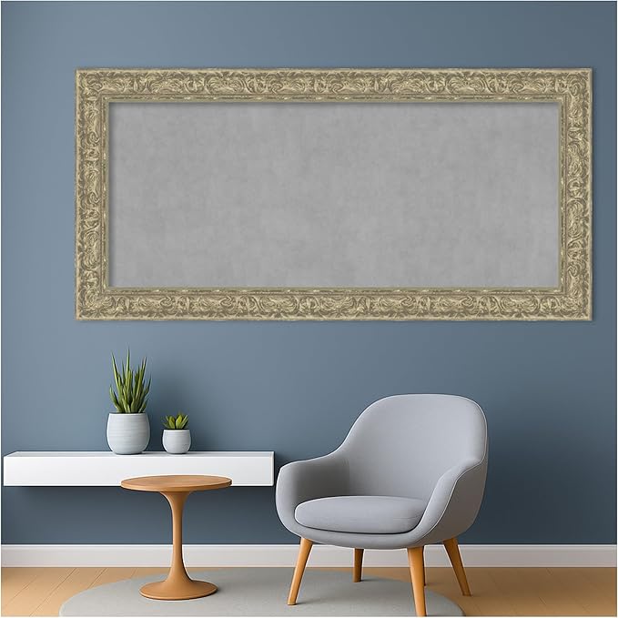 Amanti Art Silver Framed Magnetic Board 27x55 Oversize Vision Board - Image 5