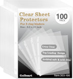 Sheet Protectors 8.5 x11 Inch, 100 Pack Page Protectors - Image 8
