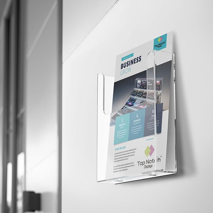 Top Notch Displays Acrylic Brochure Holder - Image 10