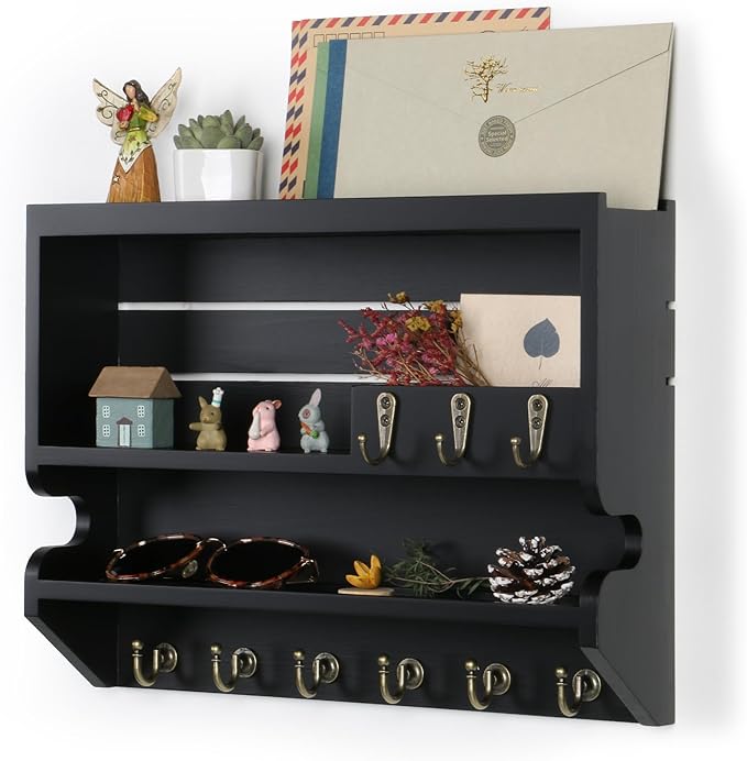 Mutsault Key Holder for Wall, Mail Organizer Wall Mounted by Mutsault