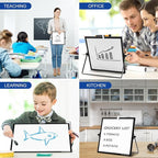 Small Magnetic Dry Erase Whiteboard – Mini Desktop Portable Easel Dry Erase - Image 4
